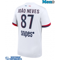 Paris Saint-Germain Joao Neves #87 Replica Away Shirt 2025-26 Short Sleeve